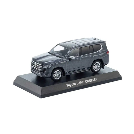 Toyota Land Cruiser 300 Sahara ZX (Grey Metallic) w/ Book | Kyosho 1:64 | Diecast