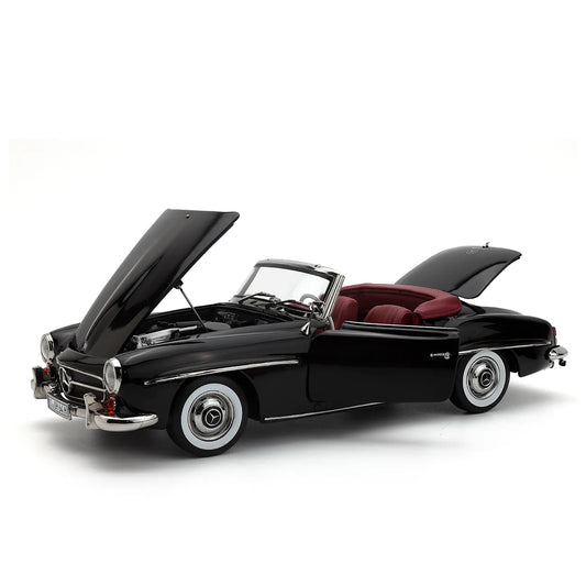 Mercedes-Benz 190SL W121 Roadster 1955 (Black) | Norev 1:18 Dealer Edition | Diecast