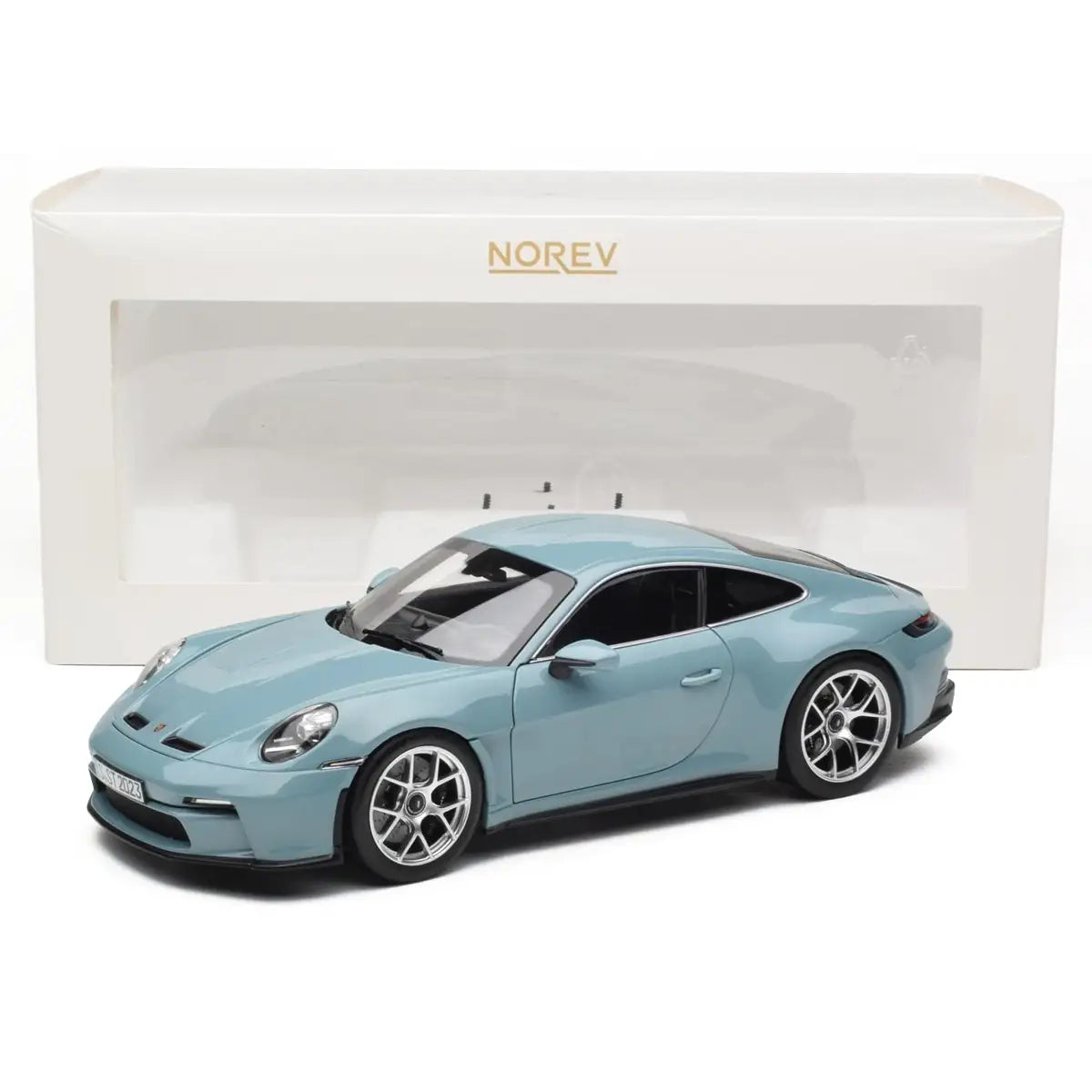 Porsche 911 S/T (992) 2023 (Meissen Blue) | Norev 1:18 | Diecast