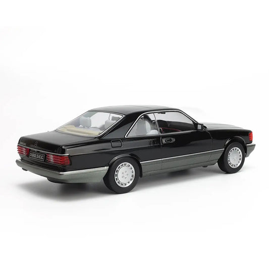 Mercedes-Benz 560 SEC (C126) Coupé 1985 (Black) | KK-Scale 1:18 | Diecast