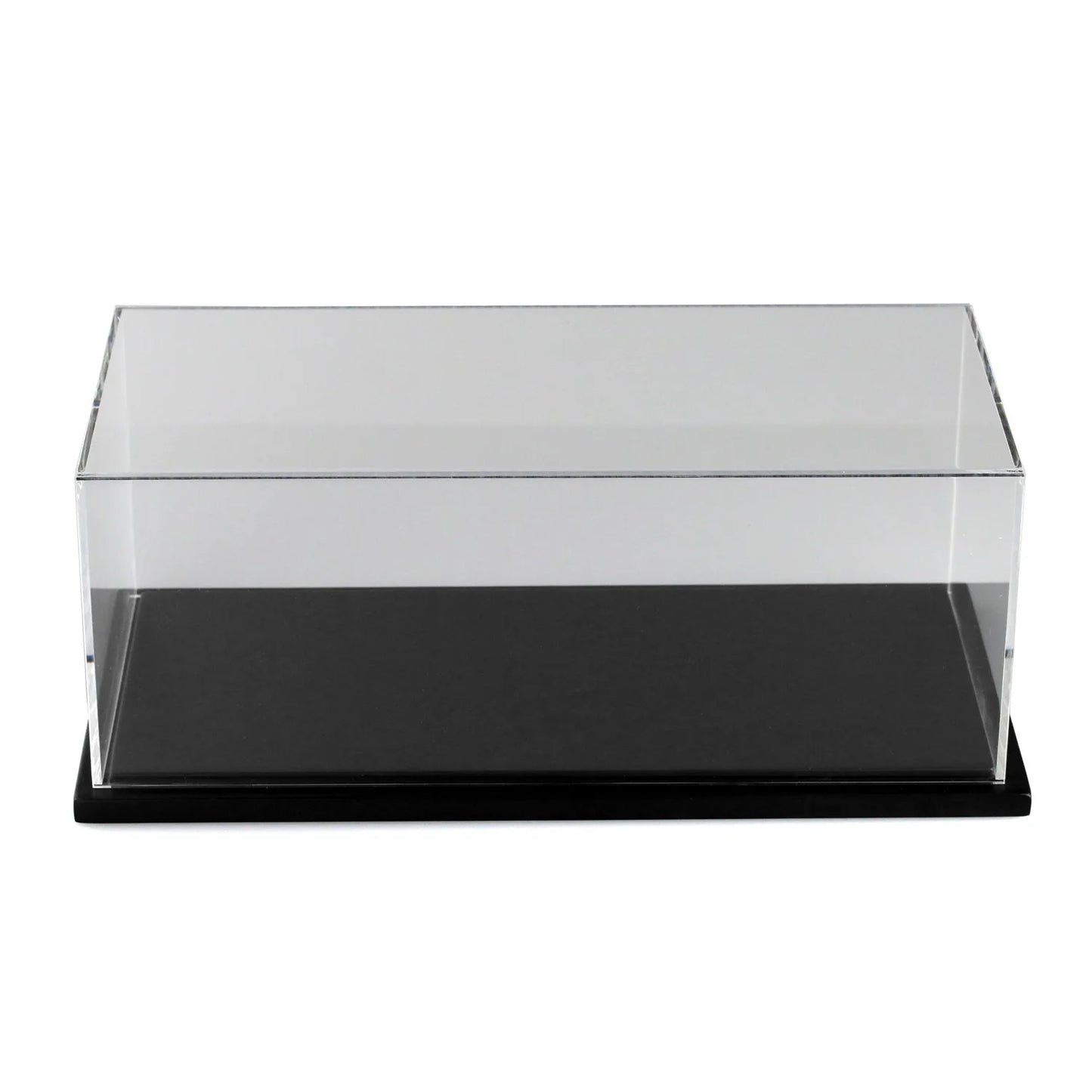 Acrylic Display Enclosure for 1:18 Models | With Black Base | Clear