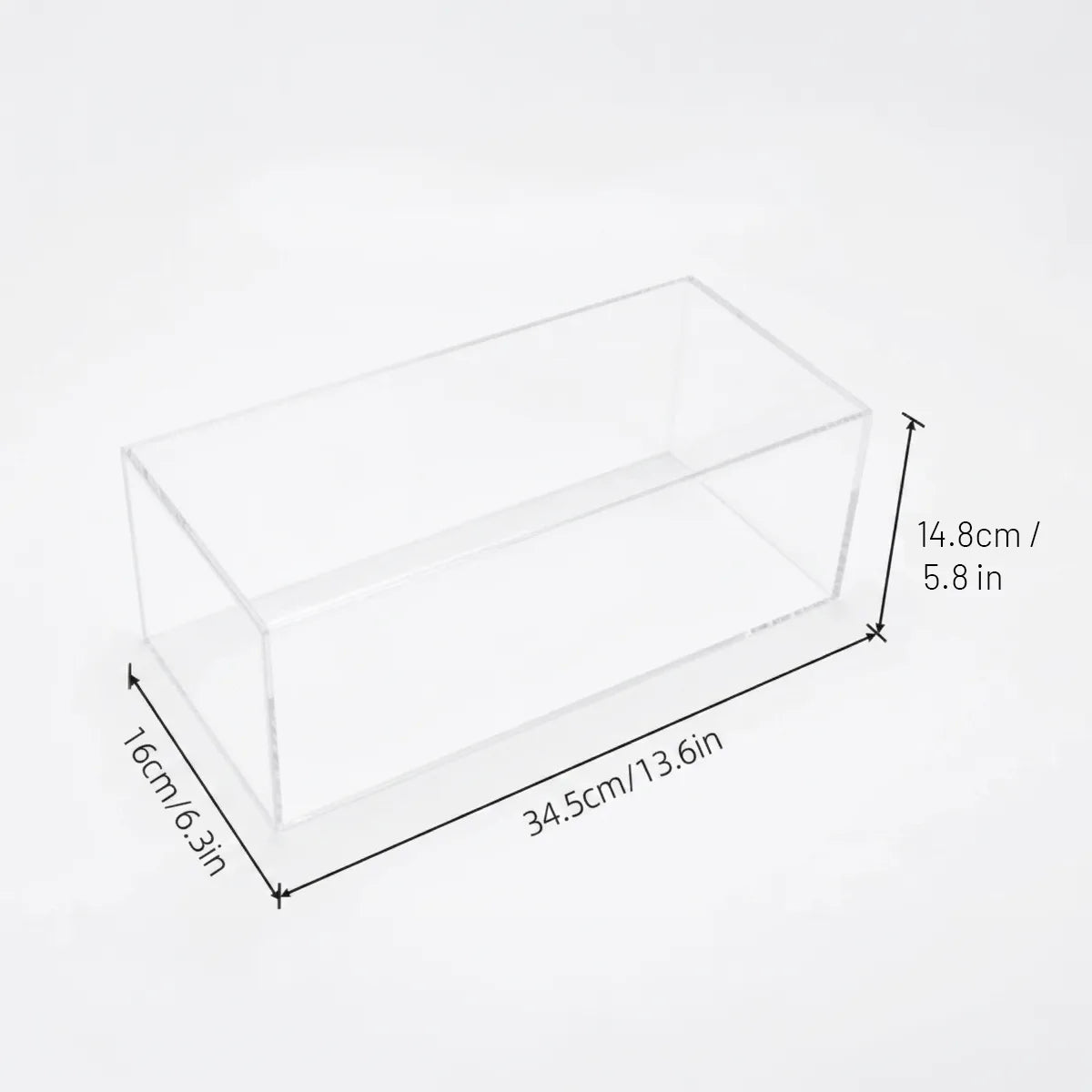 Acrylic Display Enclosure for GT Spirit 1:18 Models | (No Base) | Clear