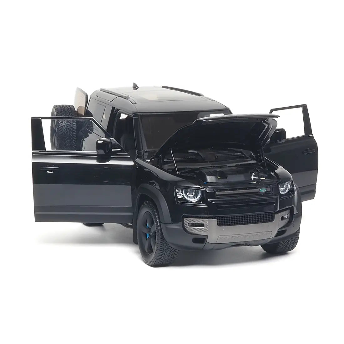 Land Rover Defender 90 2020 (Santorini Black) | Almost Real 1:18 | High-End Diecast