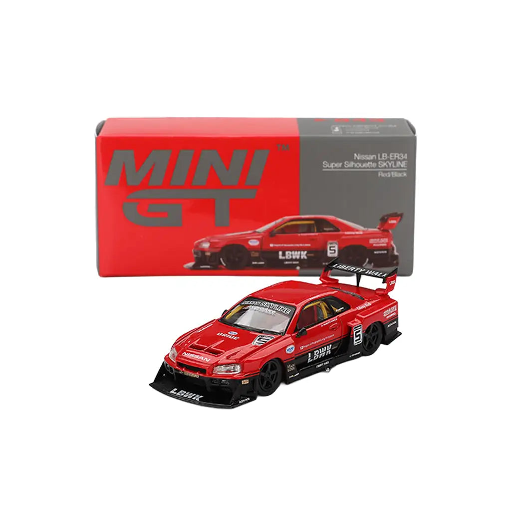 Nissan ER34 LB Super Silhouette 1:64 Mini GT | GRAIL27 – Grail27