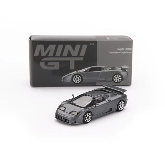 Bugatti EB110 Super Sport Grigio Scuro | MINI GT 1:64 Diecast