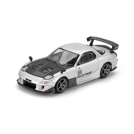 Mazda RX-7 (FD3S) RE-Amemiya (Silver) | Mini GT 1:64 | Diecast