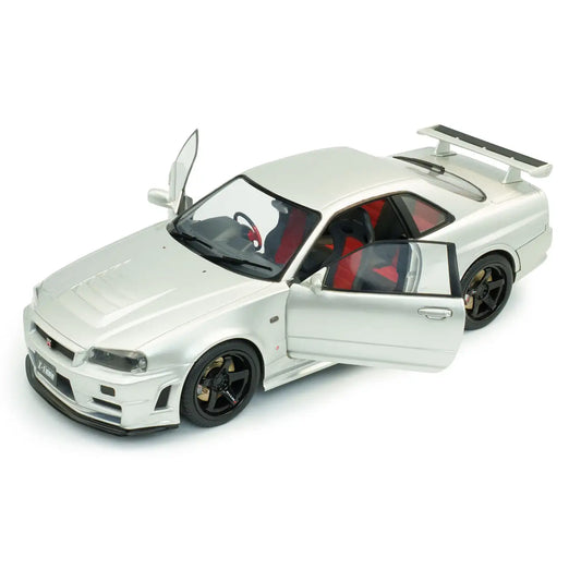 Nissan Skyline GT-R BNR34 Nismo 1999 (Silver) | Solido 1:18 | Diecast