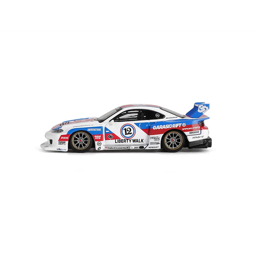 Nissan S15 Silvia GARASIDRIFT x LBWK 2025 | MINI GT 1:64