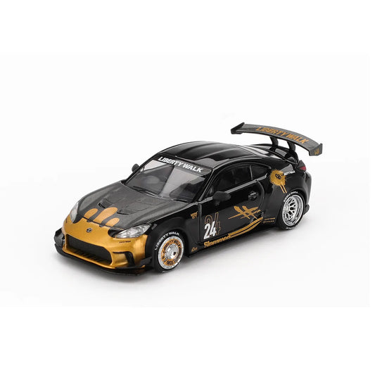 Toyota GR86 LB★Nation Black / Gold | MINI GT 1:64 Diecast