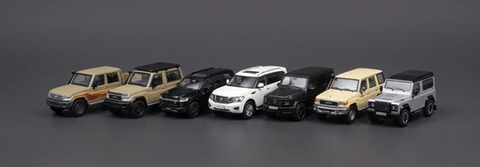 UAE Icons in 1:18: Land Cruiser, Patrol, G-Wagon & Defender