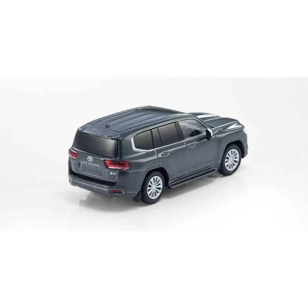 Toyota Land Cruiser 300 Sahara ZX (Grey Metallic) w/ Book | Kyosho 1:64 | Diecast