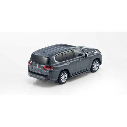 Toyota Land Cruiser 300 Sahara ZX (Grey Metallic) w/ Book | Kyosho 1:64 | Diecast