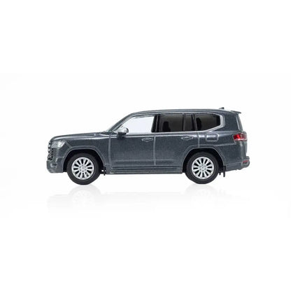 Toyota Land Cruiser 300 Sahara ZX (Grey Metallic) w/ Book | Kyosho 1:64 | Diecast