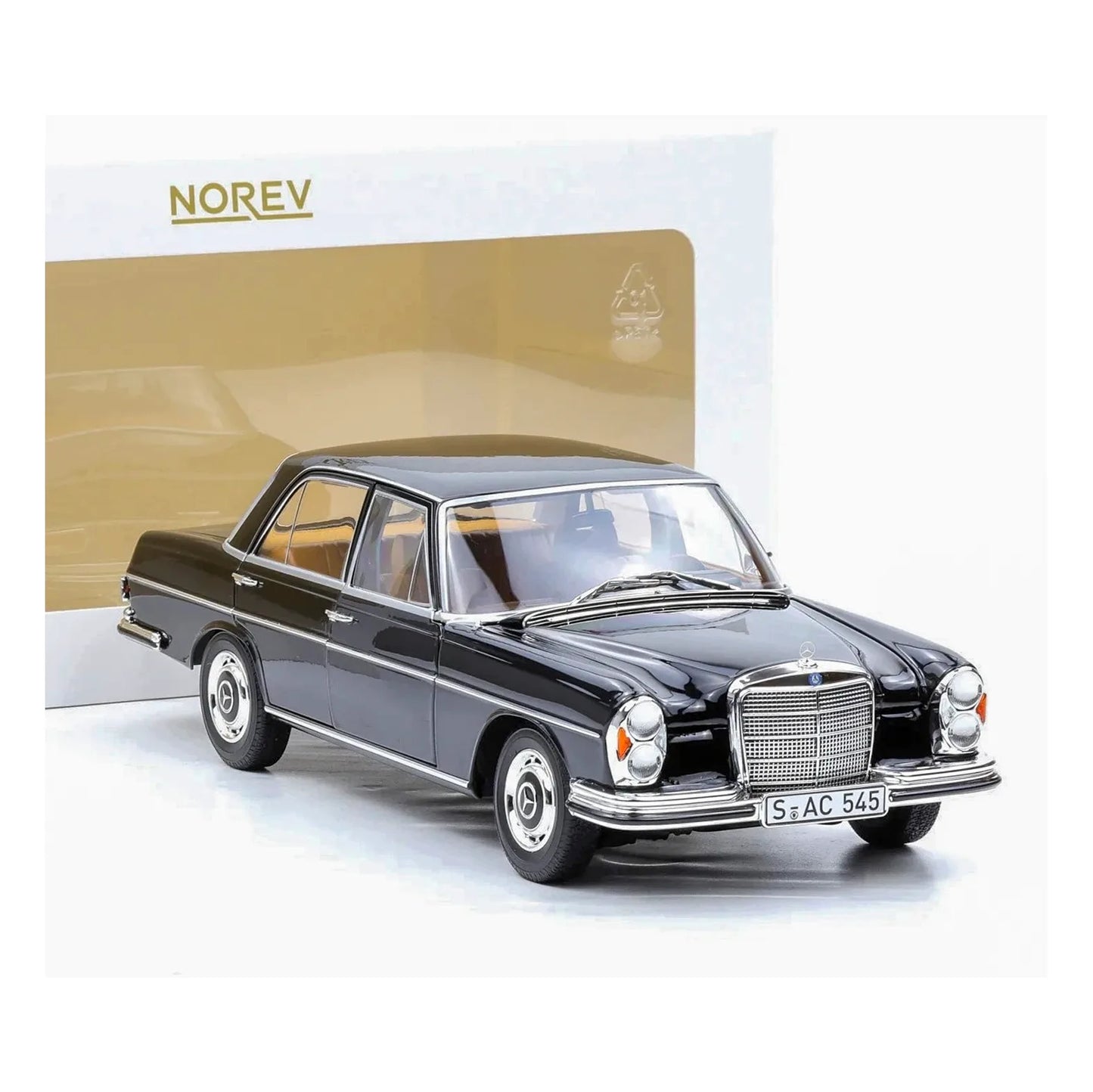 Mercedes-Benz 280 SE 1968 (Black) | Norev 1:18 | Diecast
