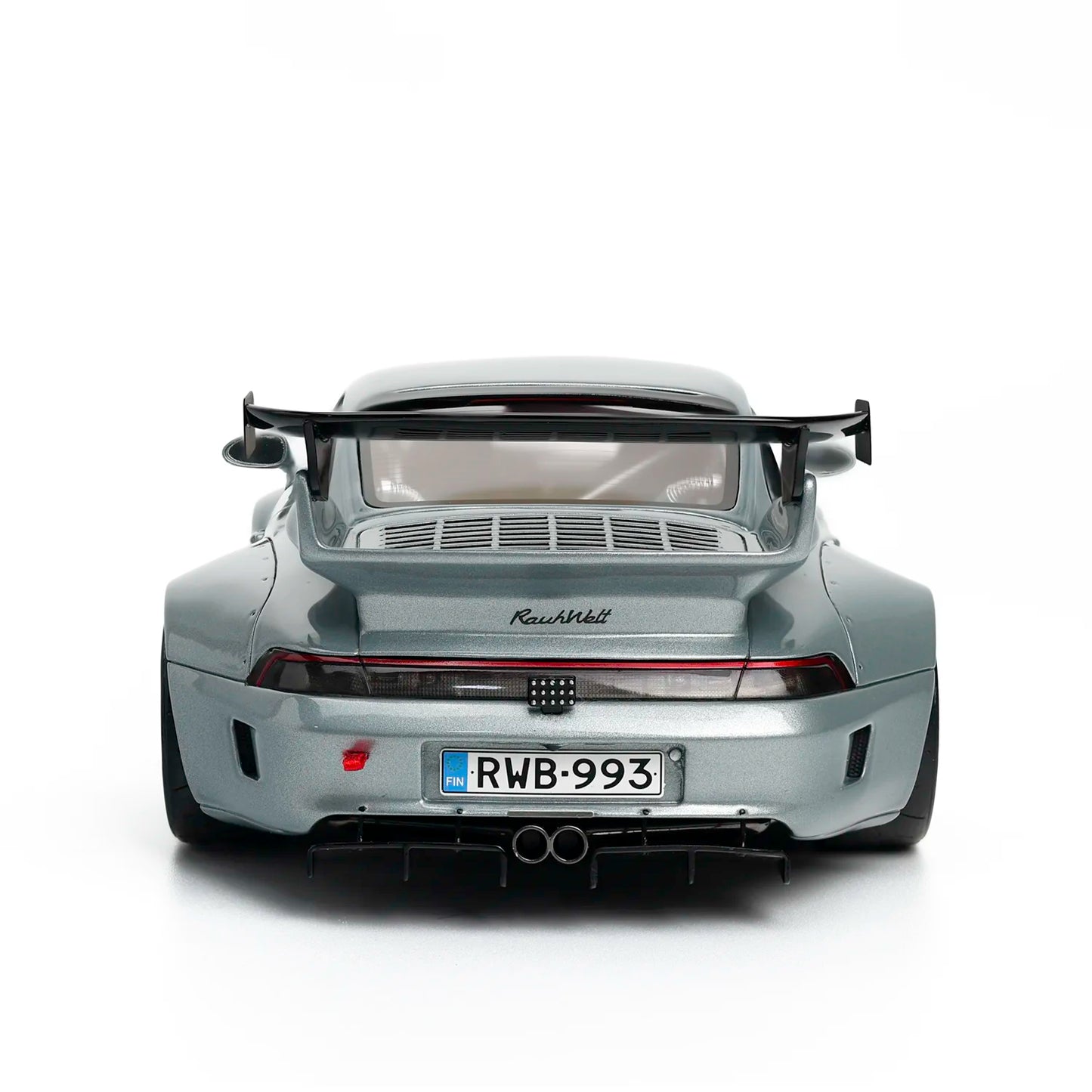 Porsche 911 993 RWB x Liberty Walk (Silver) | GT SPIRIT 1:18 | High-End Resin