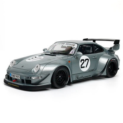 Porsche 911 993 RWB x Liberty Walk (Silver) | GT SPIRIT 1:18 | High-End Resin