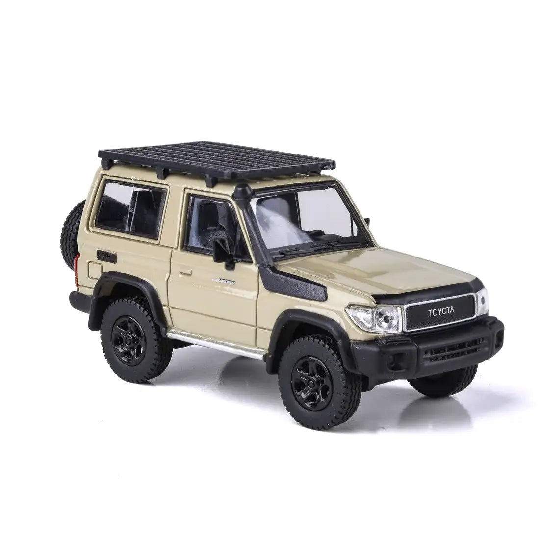Toyota Land Cruiser 71 70th Anniversary 2022 (Sandy Taupe) | Para64 1:64 | Diecast