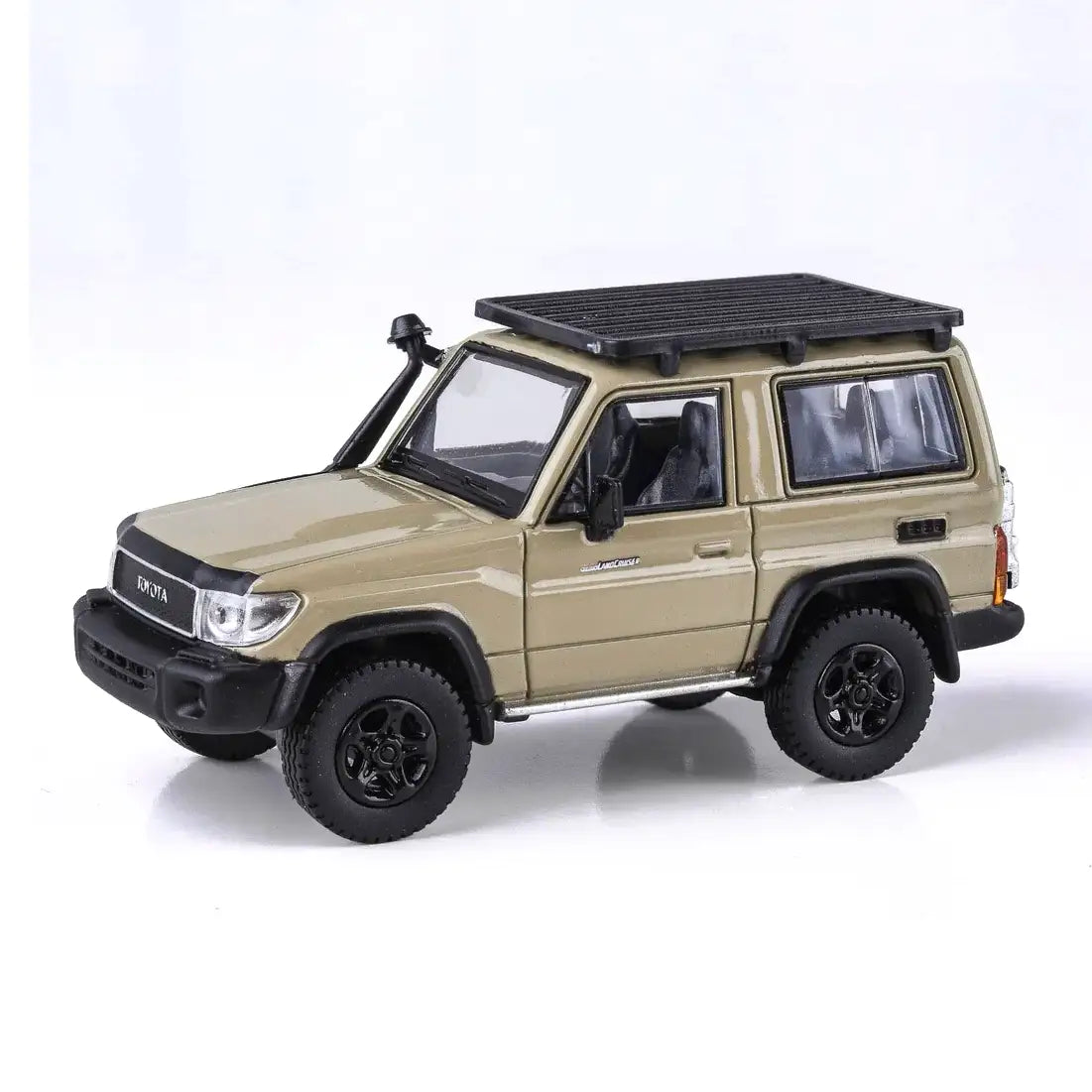 Toyota Land Cruiser 71 70th Anniversary 2022 (Sandy Taupe) | Para64 1:64 | Diecast