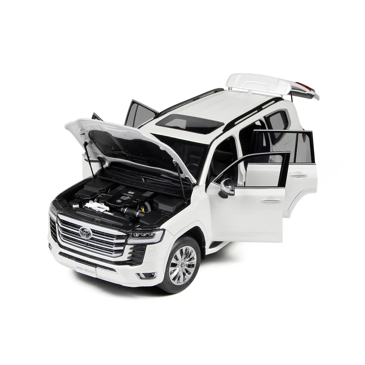 Toyota Land Cruiser 300-ZX (White) | LCD Models 1:18 | Premium Diecast