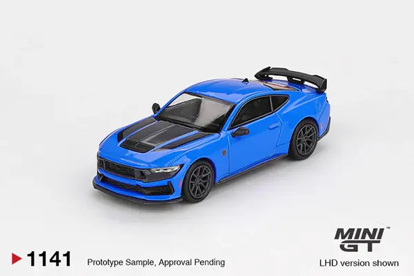 MUSTANG DARK HORSE COUPE LHD 2024 - BLUE Mini GT 1/64