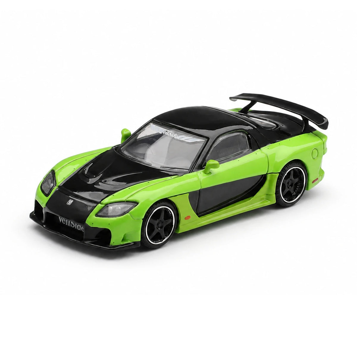 Mazda RX-7 FD3S VeilSide Fortune7 (Green) | Mini GT 1:64 | Diecast