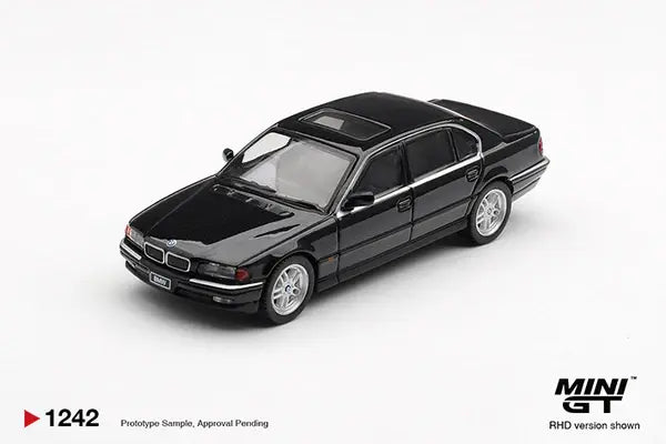 BMW - 7-SERIES M750iL (E38) LHD 1999 - BLACK Mini GT 1/64