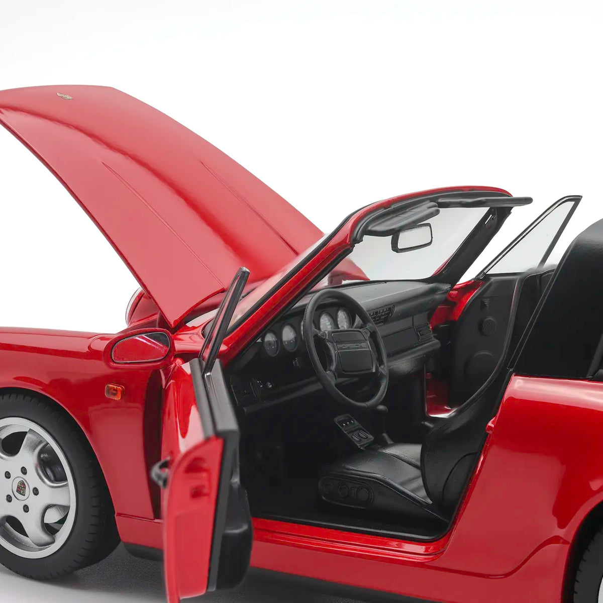 Porsche 911 (964) Carrera 4 Targa 1990 (Guards Red) | Norev 1:18 | Diecast