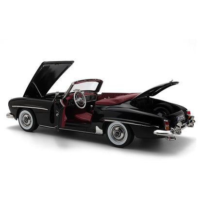 Mercedes-Benz 190SL W121 Roadster 1955 (Black) | Norev 1:18 Dealer Edition | Diecast