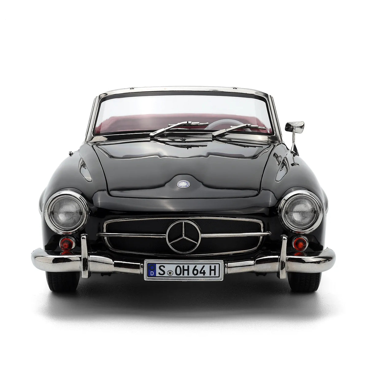 Mercedes-Benz 190SL W121 Roadster 1955 (Black) | Norev 1:18 Dealer Edition | Diecast