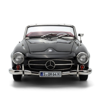 Mercedes-Benz 190SL W121 Roadster 1955 (Black) | Norev 1:18 Dealer Edition | Diecast