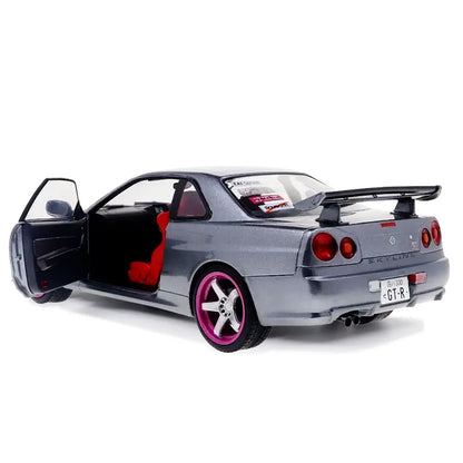 Nissan Skyline GT-R R34 (Grey) | Solido 1:18 | Diecast