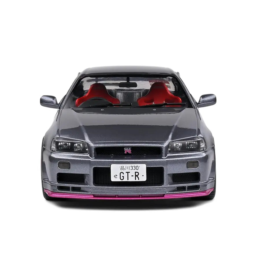 Nissan Skyline GT-R R34 (Grey) | Solido 1:18 | Diecast