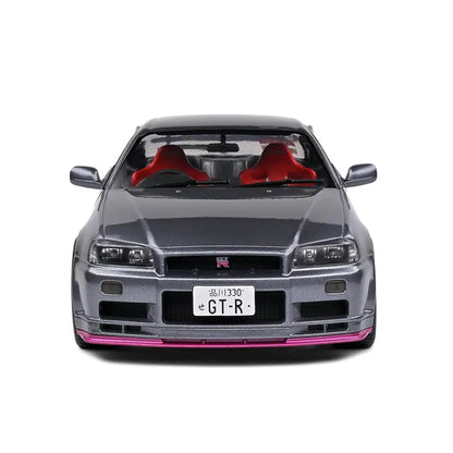 Nissan Skyline GT-R R34 (Grey) | Solido 1:18 | Diecast