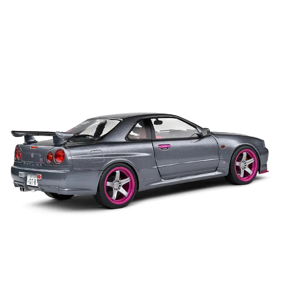 Nissan Skyline GT-R R34 (Grey) | Solido 1:18 | Diecast