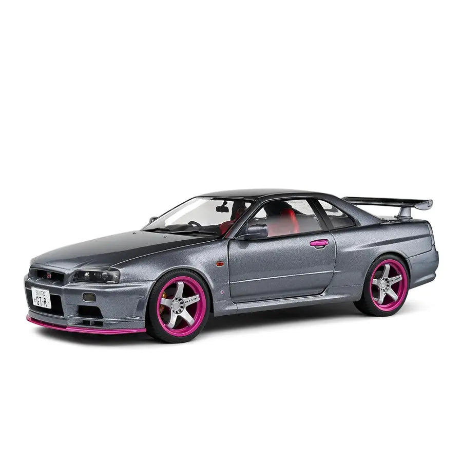 Nissan Skyline GT-R R34 (Grey) | Solido 1:18 | Diecast