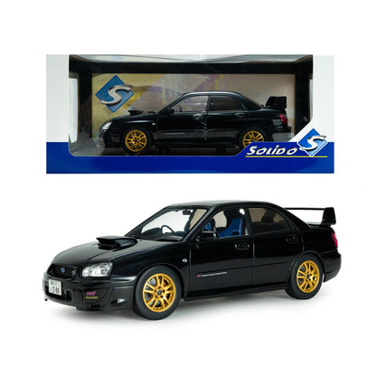Subaru Impreza WRX STI 2004 (Java Black Pearl) | Solido 1:18 | Diecast