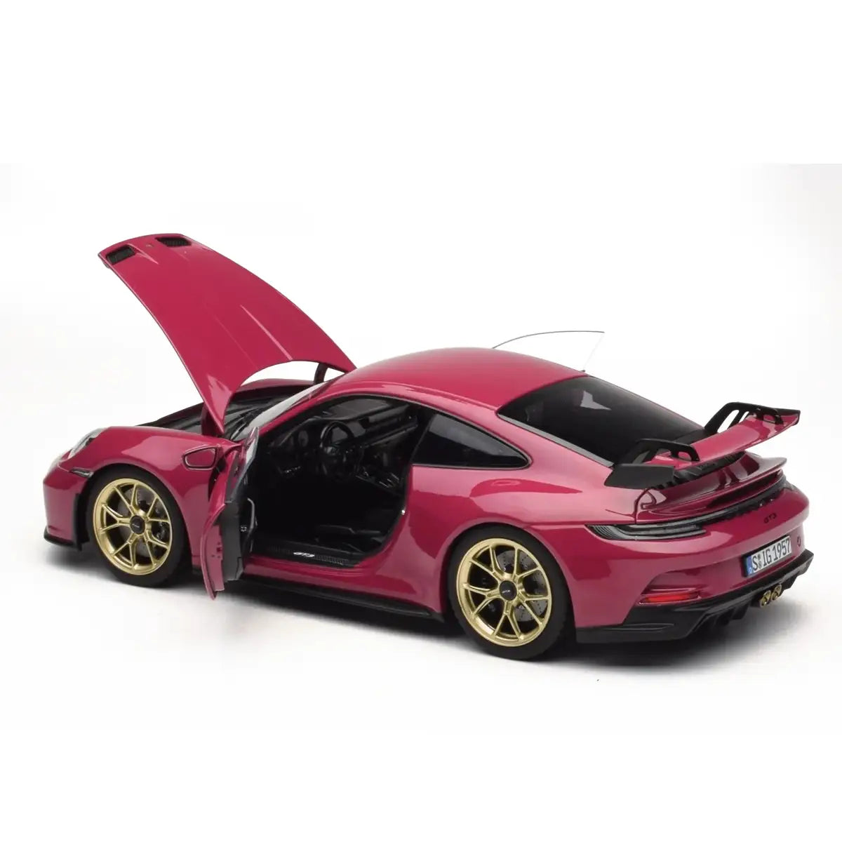 Porsche 911 GT3 (992) 2021 (Ruby Star Neo) | Norev 1:18 | Diecast