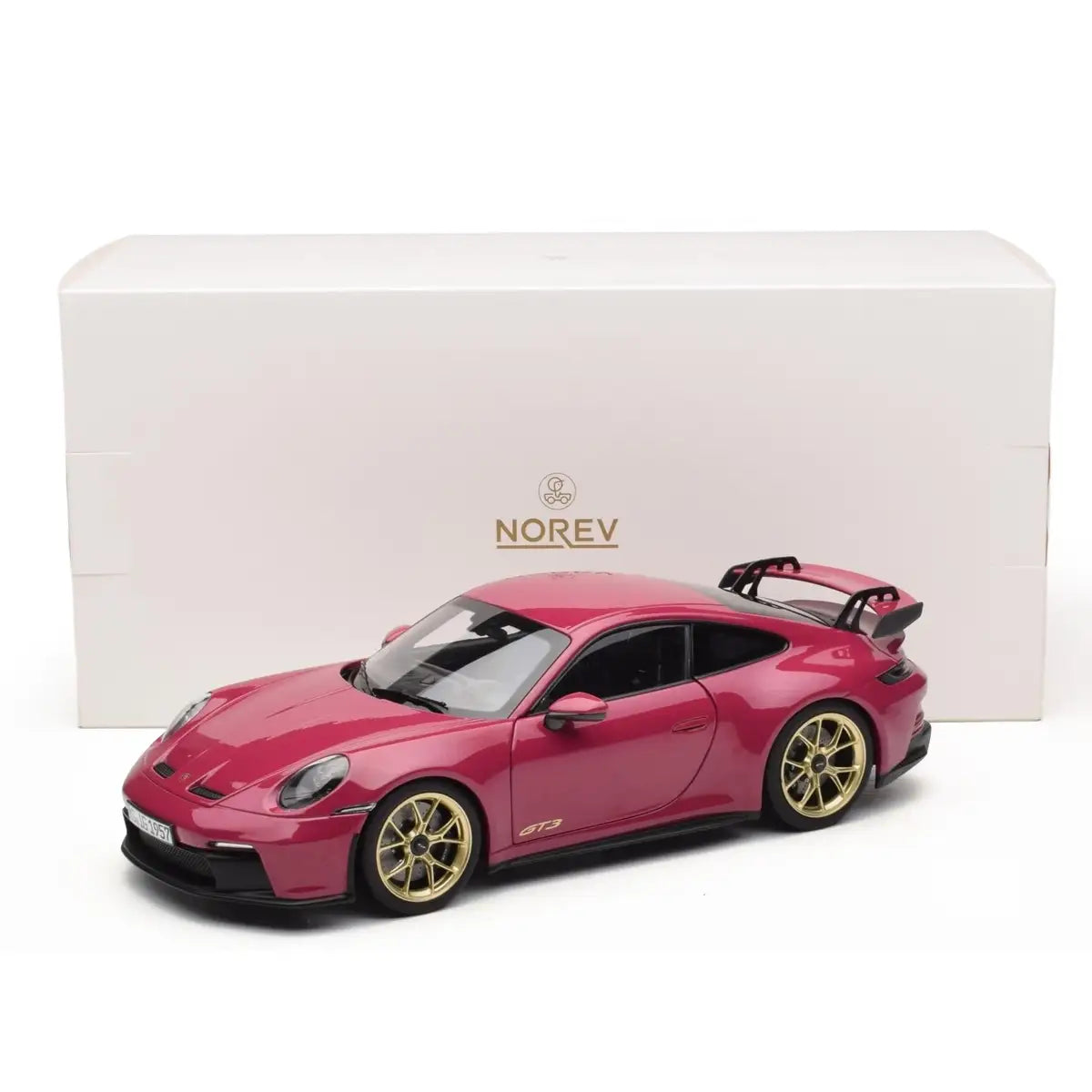 Porsche 911 GT3 (992) 2021 (Ruby Star Neo) | Norev 1:18 | Diecast