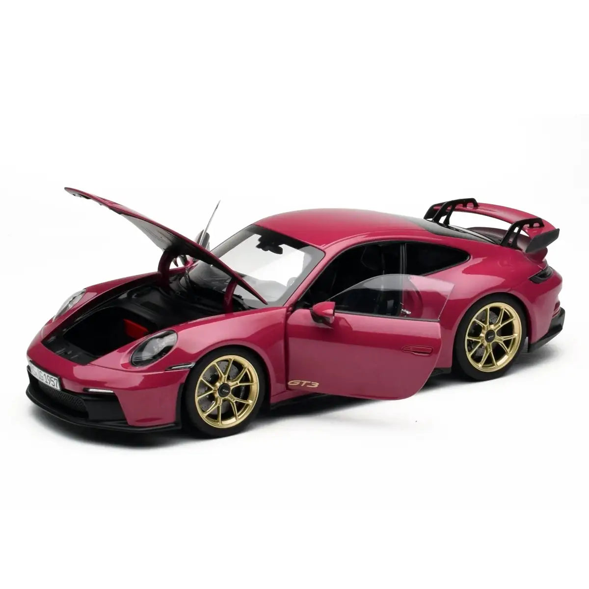 Porsche 911 GT3 (992) 2021 (Ruby Star Neo) | Norev 1:18 | Diecast