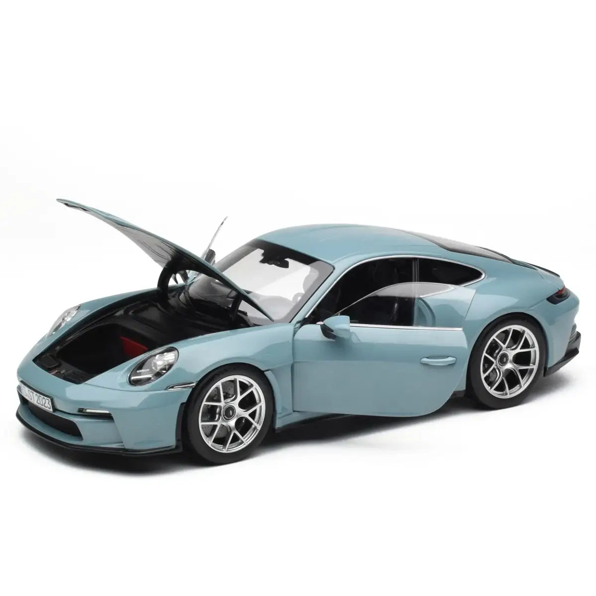 Porsche 911 S/T (992) 2023 (Meissen Blue) | Norev 1:18 | Diecast