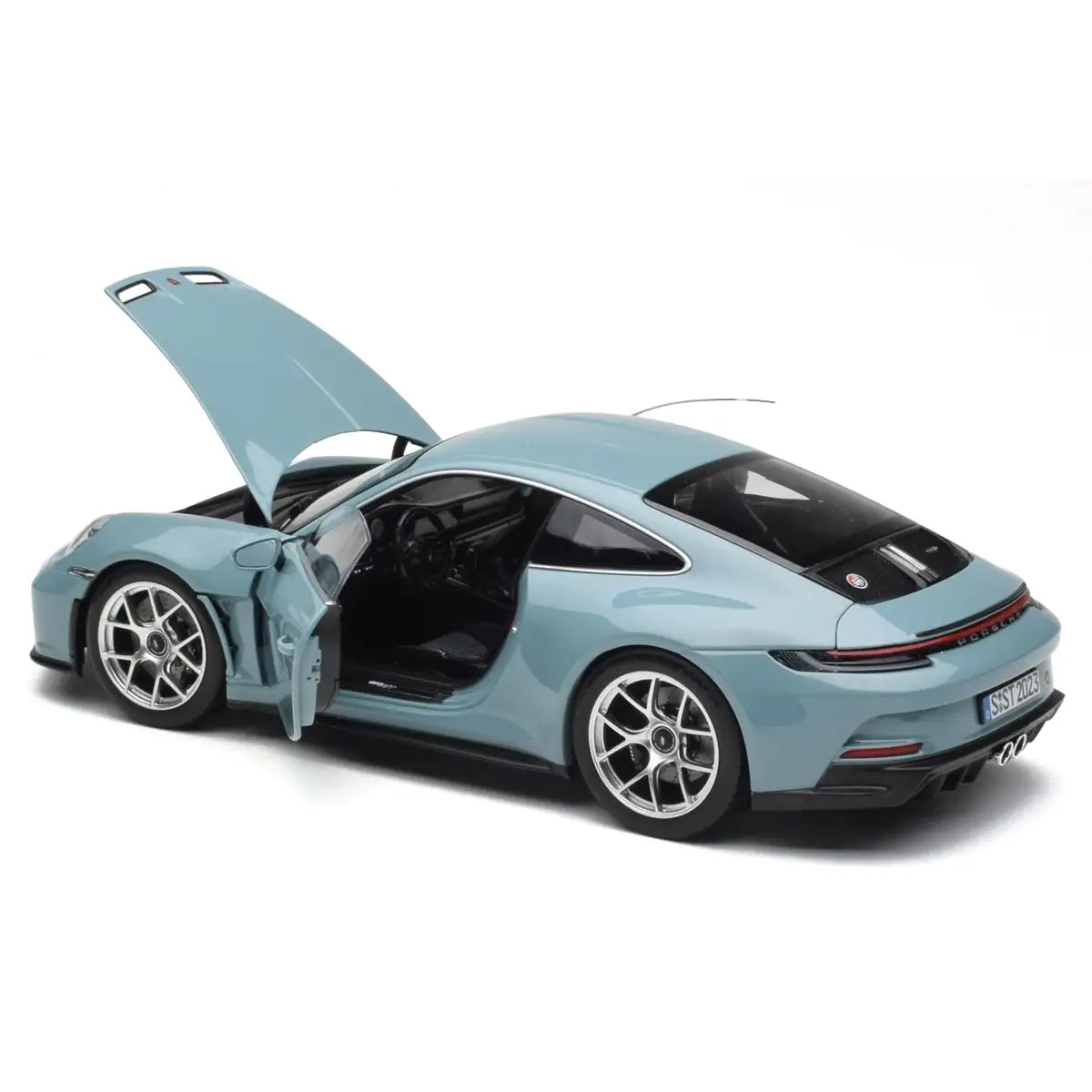 Porsche 911 S/T (992) 2023 (Meissen Blue) | Norev 1:18 | Diecast