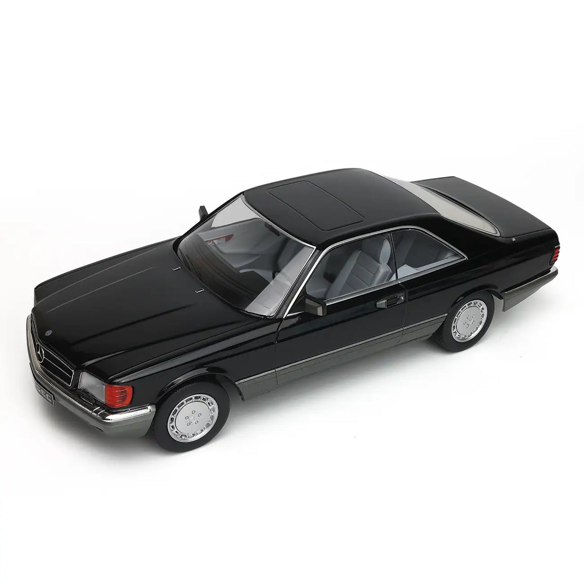 Mercedes-Benz 560 SEC (C126) Coupé 1985 (Black) | KK-Scale 1:18 | Diecast