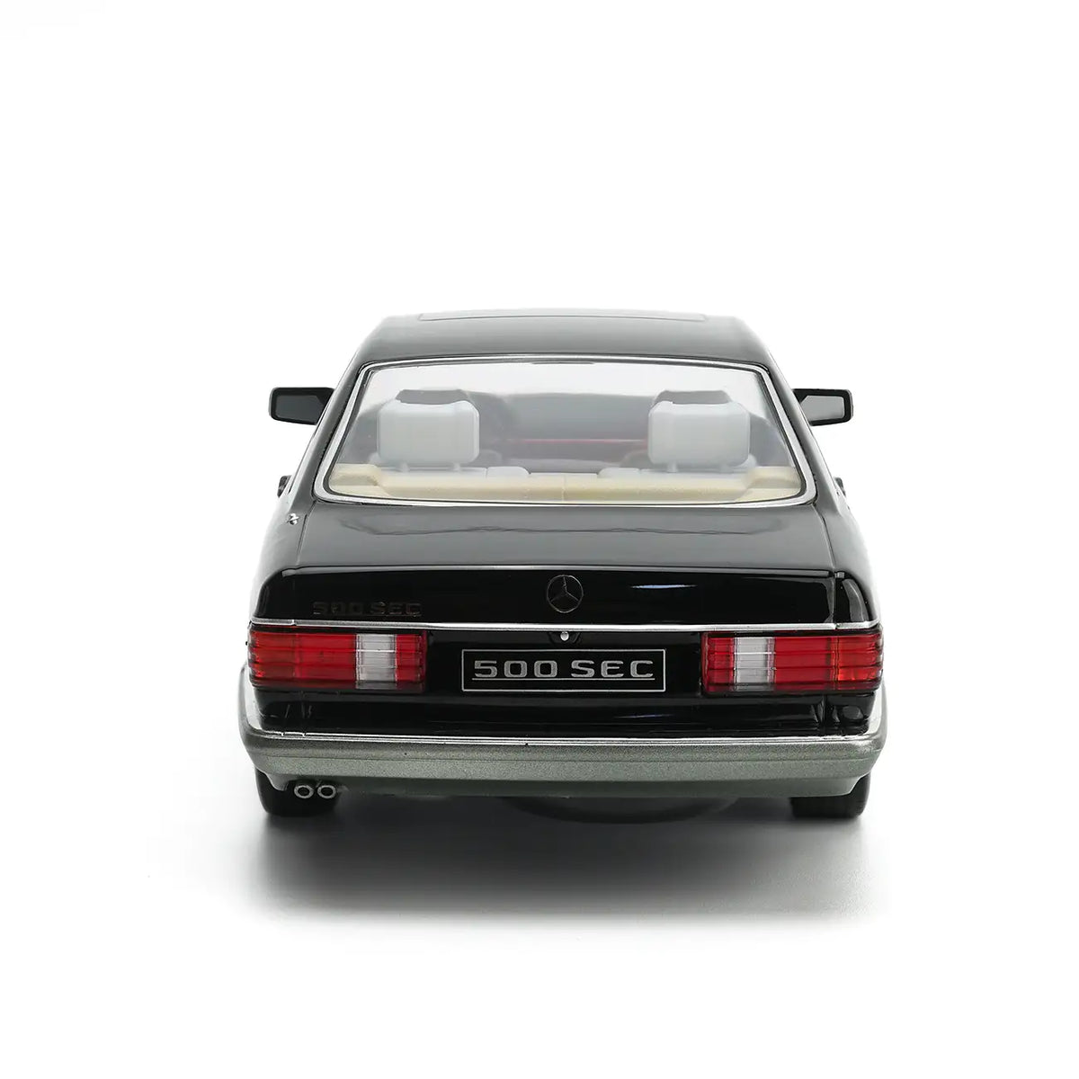 Mercedes-Benz 560 SEC (C126) Coupé 1985 (Black) | KK-Scale 1:18 | Diecast