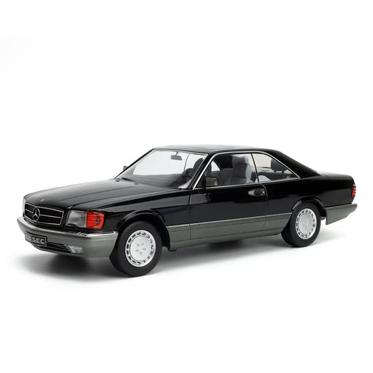 Mercedes-Benz 560 SEC (C126) Coupé 1985 (Black) | KK-Scale 1:18 | Diecast