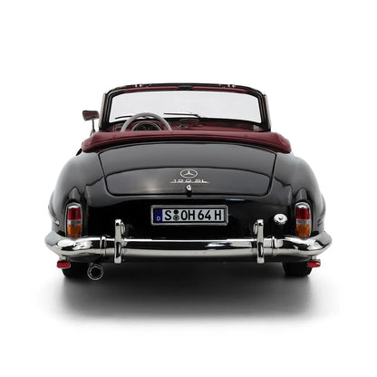 Mercedes-Benz 190SL W121 Roadster 1955 (Black) | Norev 1:18 Dealer Edition | Diecast