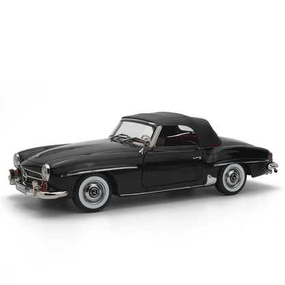 Mercedes-Benz 190SL W121 Roadster 1955 (Black) | Norev 1:18 Dealer Edition | Diecast