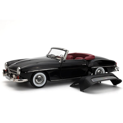 Mercedes-Benz 190SL W121 Roadster 1955 (Black) | Norev 1:18 Dealer Edition | Diecast