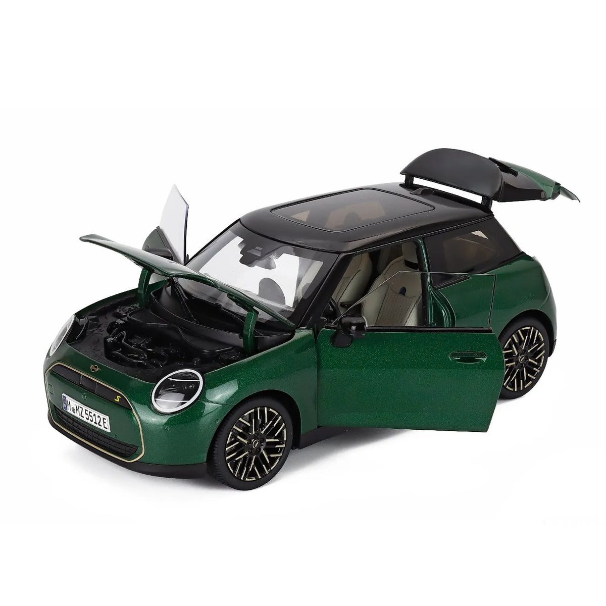 MINI Cooper SE (British Racing Green) | TrueScale 1:18 Dealer Edition | Diecast