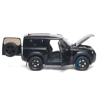 Land Rover Defender 90 2020 (Santorini Black) | Almost Real 1:18 | High-End Diecast