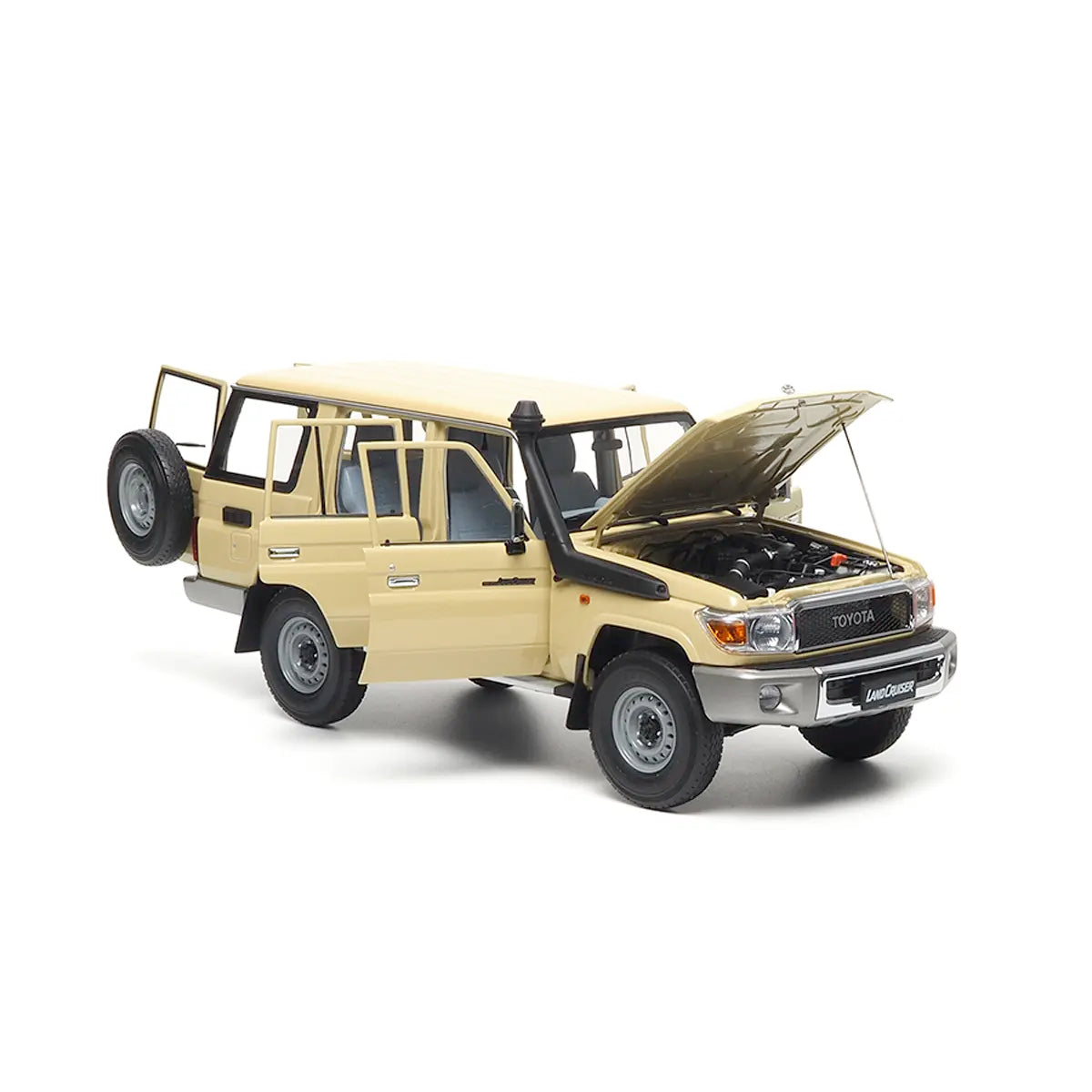 Toyota Land Cruiser 76 2017 (Desert Beige) | Almost Real 1:18 | Premium Diecast